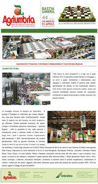 Promo Agriumbria 2012 - DEM Il Sole 24 Ore Edagricole