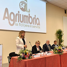 Donatella Tesei Presidente della Regione Umbria. Inaugurazione Agriumbria 2023