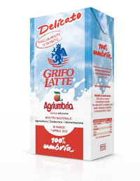 Busta latte Grifo Latte con promo Agriumbria 2012
