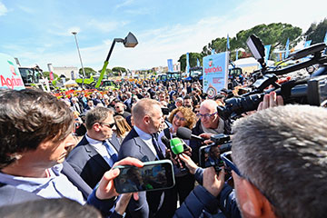 Inaugurazione Agriumbria 2024. Il ministro Lollobrigida in fiera