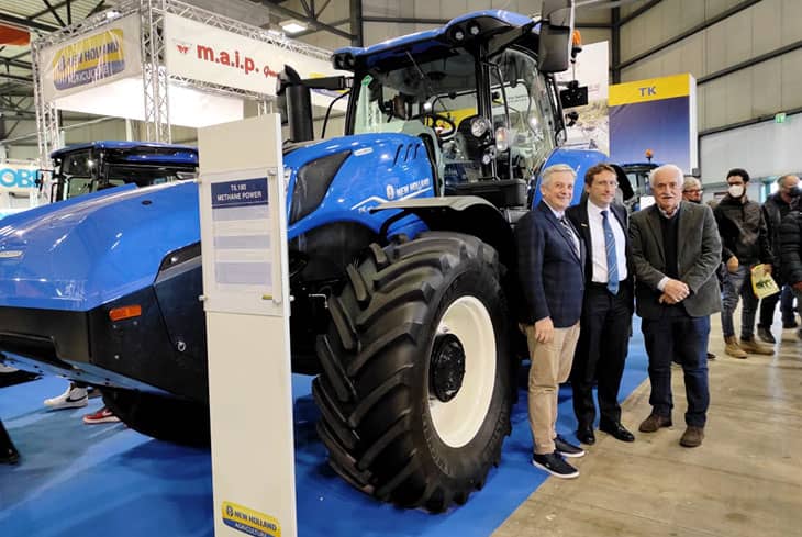 Agriumbria 2022 - New Holland T6 Methane Power, primo trattore a biometano prodotto in serie