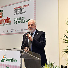 Stefano Ansideri Presidente di Umbriafiere. Inaugurazione Agriumbria 2023
